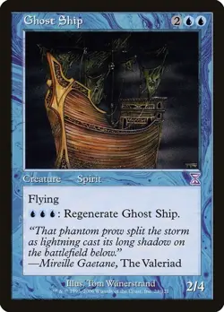 1x FOIL Ghost Ship - Timespiral TIMESHIFTED - Italian - OOP MTG - Image 3
