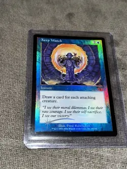 MtG Single - Judgement - Keep Watch Foil - Magic the Gathering NM - Image 1