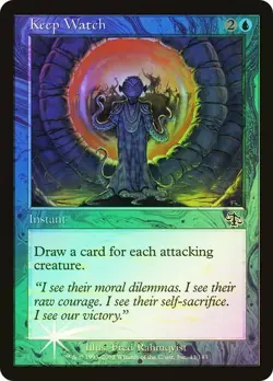 Judgment MTG FOIL Keep Watch Magic - Image 1
