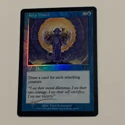 MtG Single - Judgement - Keep Watch Foil - Magic the Gathering NM - Image 1