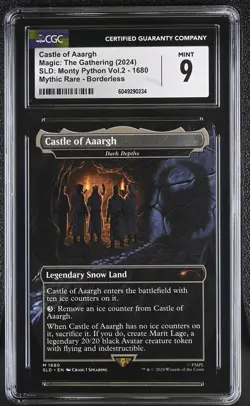 DARK DEPTHS Secret Lair Castle of Aaargh Mythic Monty Python CGC 9 MTG - Image 1