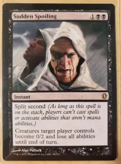 MTG Magic the Gathering Sudden Spoiling (94/357) Commander 2013 LP - Image 1