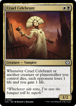 Cruel Celebrant #267 | NM | The Lost Caverns of Ixalan Commander Magic MTG - Image 1