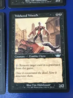 Withered Wretch X4 Legions LP Condition See Pics Front Back - Image 2