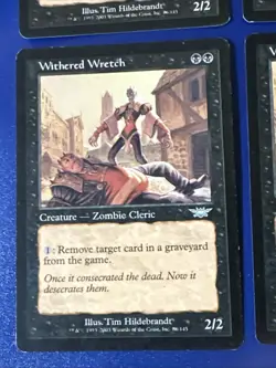 Withered Wretch X4 Legions LP Condition See Pics Front Back - Image 3