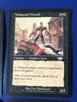 Withered Wretch X4 Legions LP Condition See Pics Front Back - Image 4