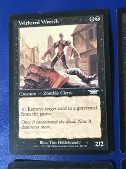 Withered Wretch X4 Legions LP Condition See Pics Front Back - Image 5