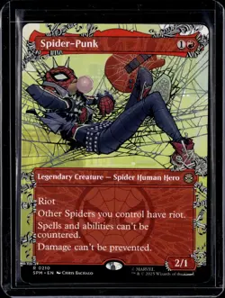 Spider-Punk - 210 - SPM - NM - MTG Magic the Gathering - Image 1