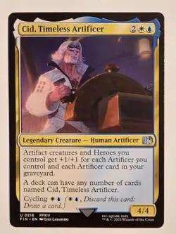 Cid, Timeless Artificer U0216 Regular Final Fantasy Magic the Gathering 0216 NM - Image 1