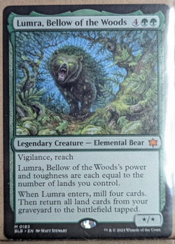 Magic The Gathering: Lumra, Bellow of the Woods Bloomburrow Mythic #0183 - Image 1