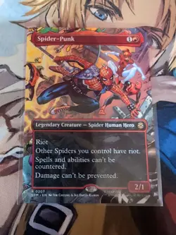 MTG - Spider-Punk (0207) - Borderless Non-foil - Marvel's Spider-Man - Image 2