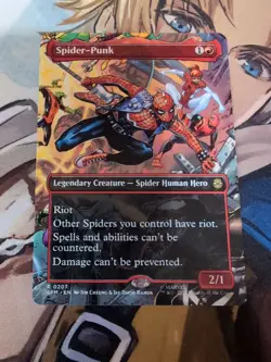 MTG - Spider-Punk (0207) - Borderless Non-foil - Marvel's Spider-Man - Image 3