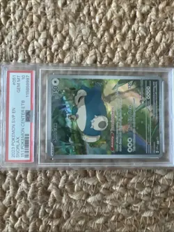 Pokemon Snorlax 151 Pokemon Center ETB Illustration Rare Promo SVP en 051 PSA 10 - Image 3