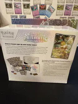 Pokemon TCG S&V Prismatic Evolutions ETB Elite Trainer Box FACTORY SEALED - Image 3