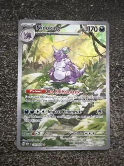 NIDOKING FULL ART - POKEMON 174/165 EV3.5 ECARLATE ET VIOLET MEW 151 NEUF FR - Image 1