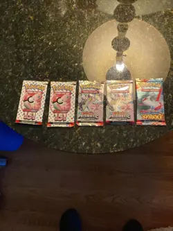 pokemon Pack lot (Prismatic, 151, and surging sparks) - Image 1