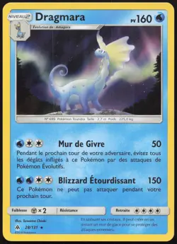 Carte Pokemon Dragmara 28/131 Holo Lumiere Interdite Francais - Image 1