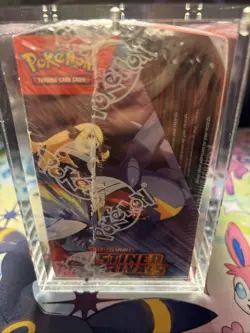 Pokemon Destined Rivals Booster Box Sealed with Acrylic Case - Image 3