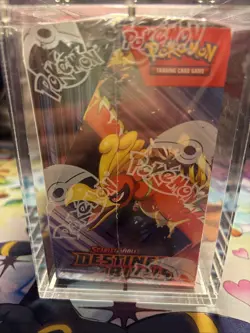 Pokemon Destined Rivals Booster Box Sealed with Acrylic Case - Image 4