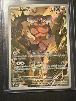 Pokemon TCG Landorus 131/086 English Illustration Rare, S&V Black Bolt NM - Image 1