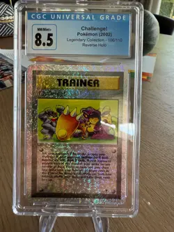Pokemon Challenge 106/110 reverse holo legendary collection CGC 8.5 - Image 1