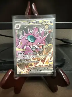 Pokemon TCG Team Rockets Nidoking EX 233/182 Destined Rivals Full Art Holo - Image 1