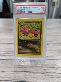 Pokemon: Vileplume Southern Islands Reverse Holo Promo #17/18 - Vintage PSA 8 - Image 1