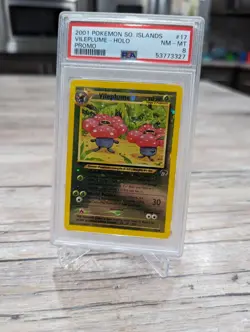 Pokemon: Vileplume Southern Islands Reverse Holo Promo #17/18 - Vintage PSA 8 - Image 2