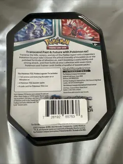 Pokemon Paldea Legends Tin x4 Booster Packs + Miraidon EX Promo FACTORY SEALED - Image 4