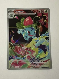 Ivysaur 134/132 Illustration Rare Pokemon Mega Evolution Near Mint - IN HAND - Image 1
