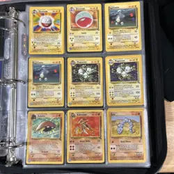 Pokemon binder base set 1-2, Fossil, Jungle, Topps. Snorlax,Dragonite,Mewtwo 🔥 - Image 4