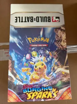 Pokemon Scarlet & Violet Surging Sparks BUILD AND BATTLE DISPLAY BOX 10 ct - Image 1