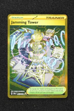 Jamming Tower -- Hyper Rare 243/182 Pokemon TCG Destined Rivals (Near Mint) - Image 1