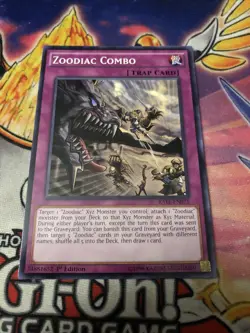 Yu-Gi-Oh! zoodiac combo mint common 1st ed RATE-EN071 - Image 1