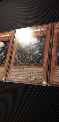 Yu-Gi-Oh! 3x Seelen absorbierender Knochenturm, AST-DE011, Rare, 1.A., Good - Image 4