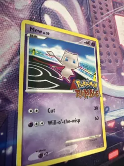 Mew Rumble 10/16 Holo Rare Pokemon Card 2009 Nintendo EXCLUSIVE PROMO - Image 2