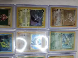 WOTC POKEMON 9 CARD VINTAGE 1ST EDITION SHADOWLESS LOT GYRADOS SCYTHER ZAPDOS - Image 5