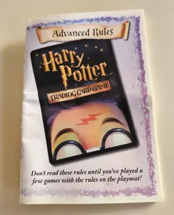 Harry Potter Trading Card Game Starter Set w/2 foil cards Game Mat Missing 2001 - Image 4