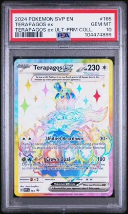Terapagos ex 165 Sv: Scarlet & Violet Promo Cards Holo PSA 10 - Image 1