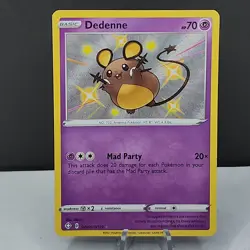 Pokemon TCG Rotom 034/072 Shining Fates Holo Rare Card - Image 1