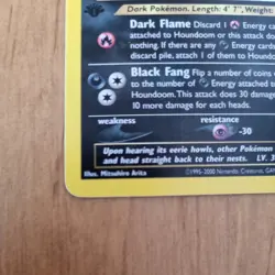 Houndoom 08/64 1st Edition Holo Neo Revelation Pokemon Card TCG - LP - Image 4