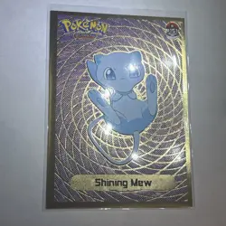 SHINING MEW Non-TCG 2024 SHINY POKEMON Card Kanto Peru Foil - Image 1