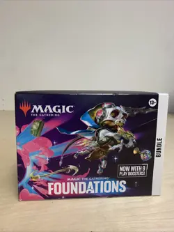 Magic The Gathering Foundations Bundle 9 Boosters Foil Cards Accessories - Image 1