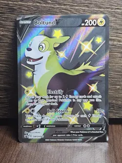 Pokemon TCG Boltund V SWSH085 Black Star Promo Card Holo Rare Near Mint - Image 1