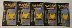 Pokemon Trading Card Game Celebrations - Booster Packs, Bundle Of 5 - Image 1