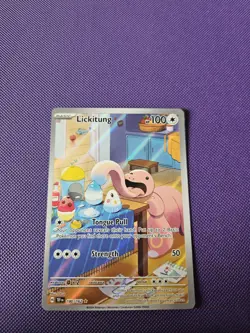 Lickitung - 180/162 - Pokemon Temporal Forces Illustration Rare Card Nm - Image 1