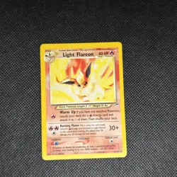 Pokemon Card - Light Flareon Neo Destiny 46/105 Common - LP - Image 1