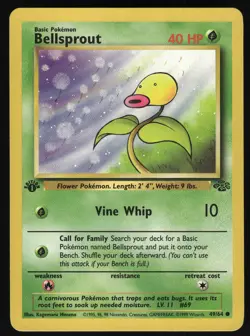 Bellsprout 49/64 1st Edition Jungle Common Pokemon Card - Image 4