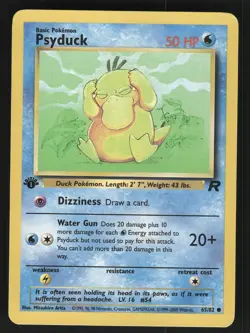 Psyduck 65/82 1st Edition Team Rocket Common Pokemon Card - Image 1