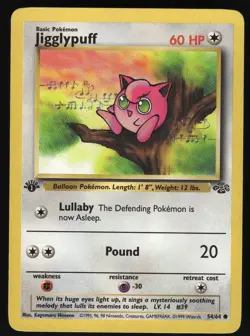 Jigglypuff 54/64 1st Edition Jungle Common Pokemon Card - Image 5